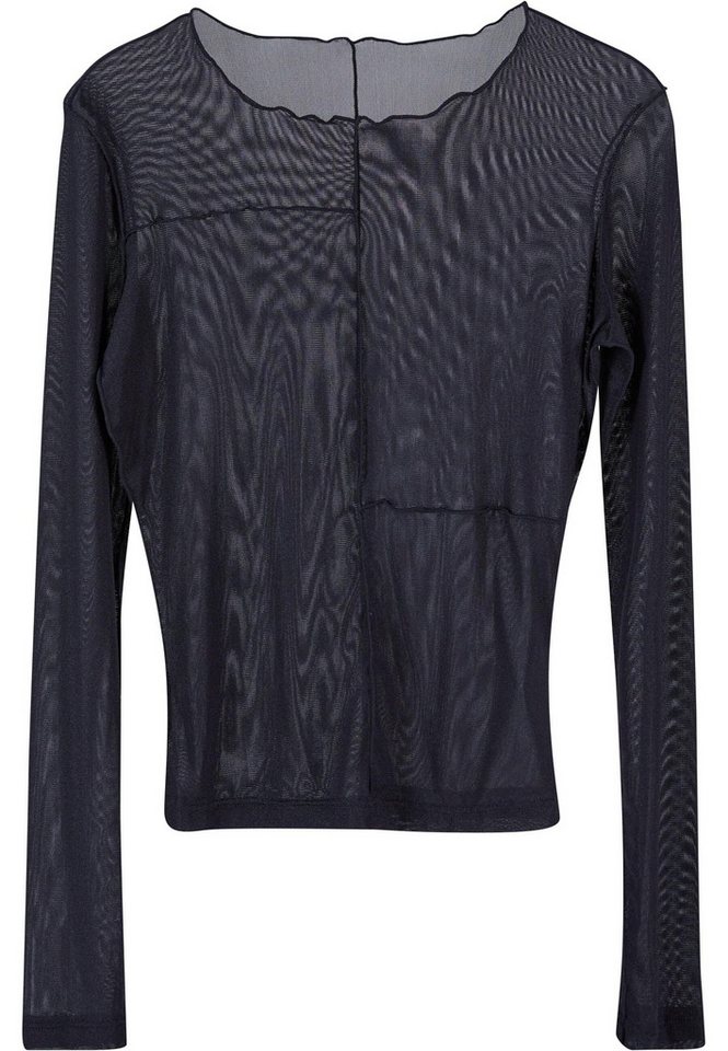 URBAN CLASSICS Longsleeve Urban Classics Damen Ladies Exposed Seam Mesh Longsleeve (1-tlg) von URBAN CLASSICS