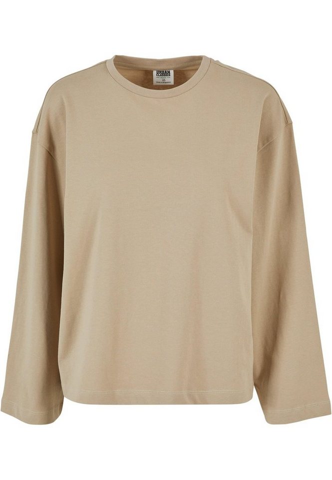 URBAN CLASSICS Longsleeve Urban Classics Damen Ladies Organic Oversized Longsleeve (1-tlg) von URBAN CLASSICS