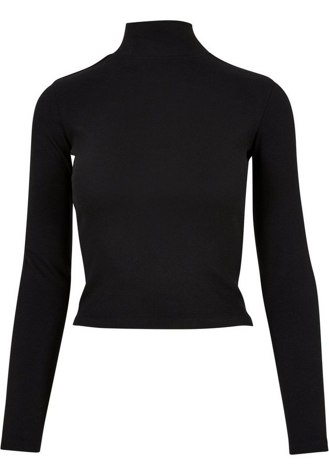URBAN CLASSICS Longsleeve Urban Classics Damen Ladies Rib Back Cut Out Longsleeve (1-tlg) von URBAN CLASSICS