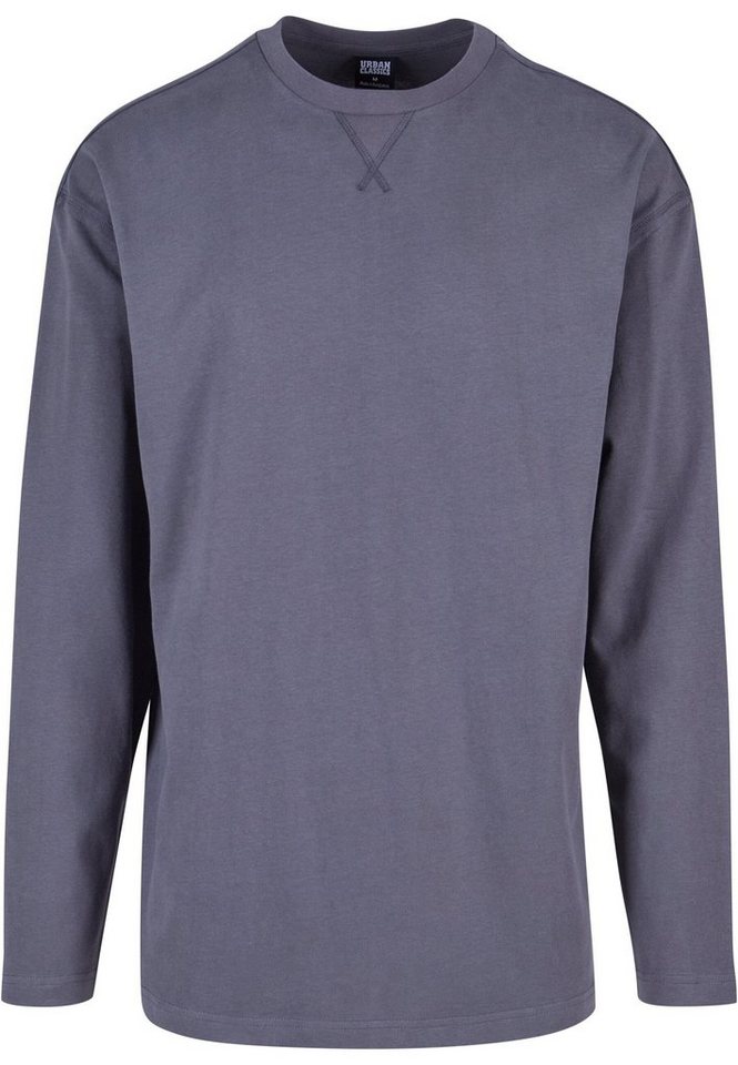 URBAN CLASSICS Longsleeve Urban Classics Herren Oversized Open Edge Longsleeve (1-tlg) von URBAN CLASSICS