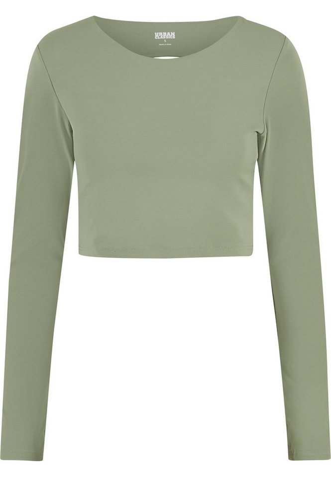 URBAN CLASSICS Longsleeve Urban Classics Ladies Sports Longsleeve Ladies Sports Longsleeve (1-tlg) von URBAN CLASSICS