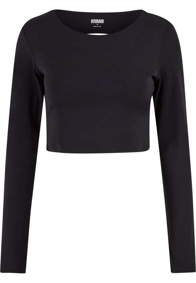 URBAN CLASSICS Longsleeve Urban Classics Ladies Sports Longsleeve Ladies Sports Longsleeve (1-tlg) von URBAN CLASSICS