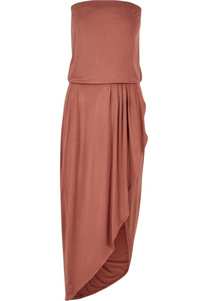 URBAN CLASSICS Shirtkleid Urban Classics Damen Ladies Viscose Bandeau Dress (1-tlg) von URBAN CLASSICS