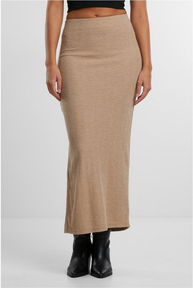 URBAN CLASSICS Maxirock Ladies Rib High Slit Skirt URBAN CLASSICS Maxirock Ladies Rib High Slit Skirt von URBAN CLASSICS