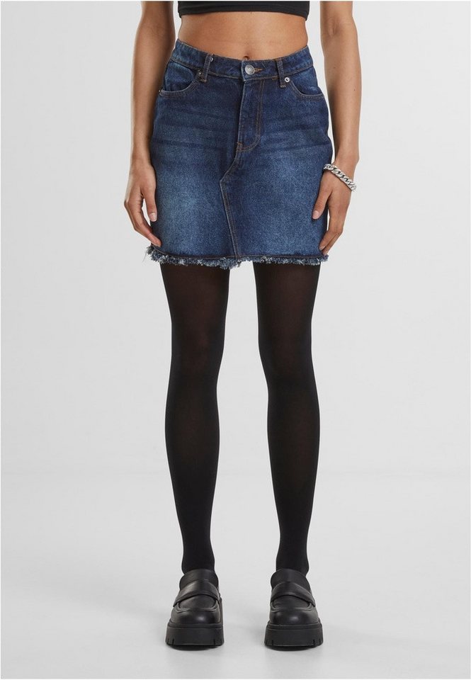 URBAN CLASSICS Minirock Ladies Heavy Mini Denim Skirt von URBAN CLASSICS