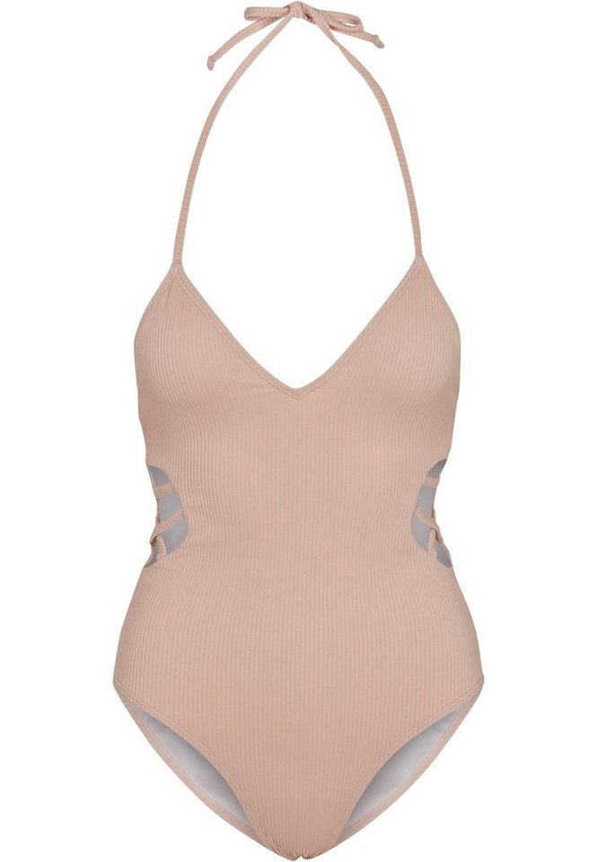 URBAN CLASSICS Monokini Urban Classics Damen Ladies Rib Swimsuit URBAN CLASSICS Monokini Urban Classics Damen Ladies Rib Swimsuit von URBAN CLASSICS