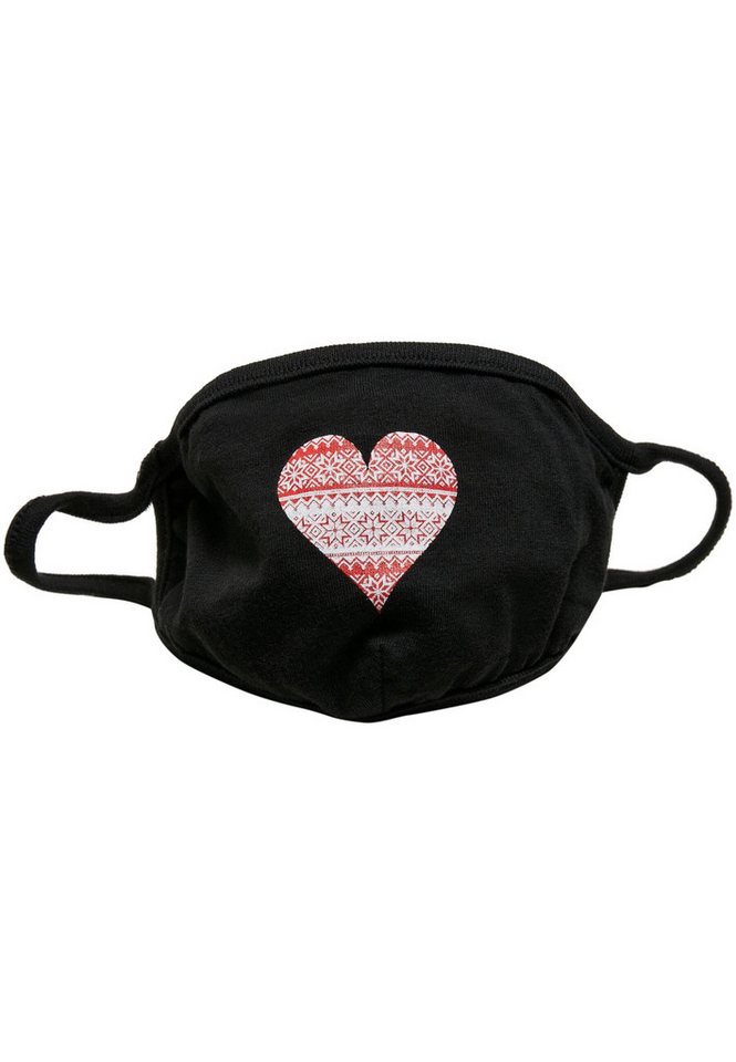 URBAN CLASSICS Mund-Nasen-Maske Urban Classics Unisex Christmas Heart Face Mask URBAN CLASSICS Mund-Nasen-Maske Urban Classics Unisex Christmas Heart Face Mask von URBAN CLASSICS