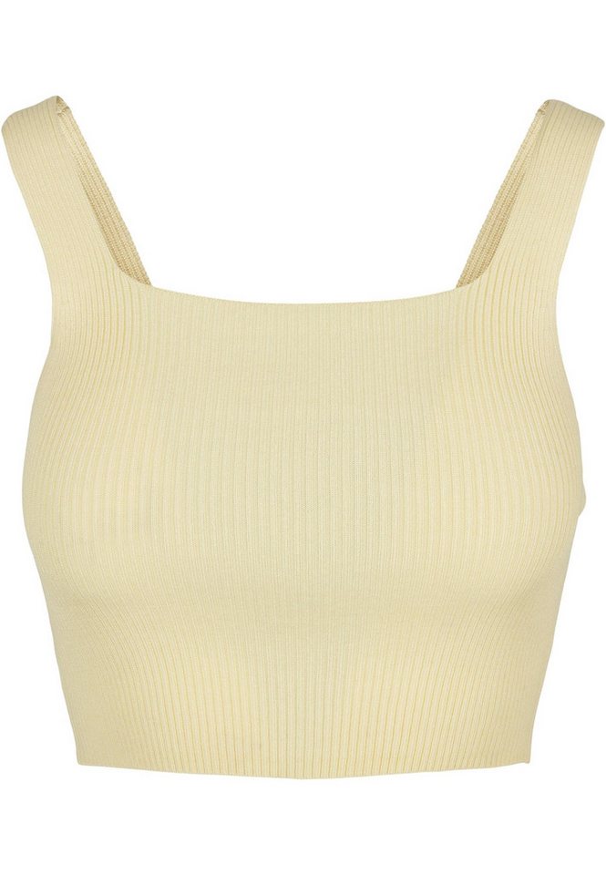 URBAN CLASSICS Muskelshirt Urban Classics Damen Ladies Cropped Knit Top (1-tlg) von URBAN CLASSICS