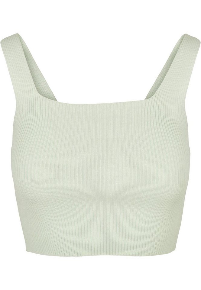 URBAN CLASSICS Muskelshirt Urban Classics Damen Ladies Cropped Knit Top (1-tlg) von URBAN CLASSICS