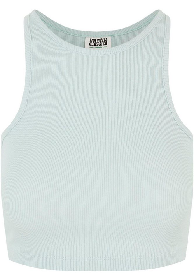 URBAN CLASSICS Muskelshirt Urban Classics Damen Ladies Organic Cropped Rib Top (1-tlg) von URBAN CLASSICS