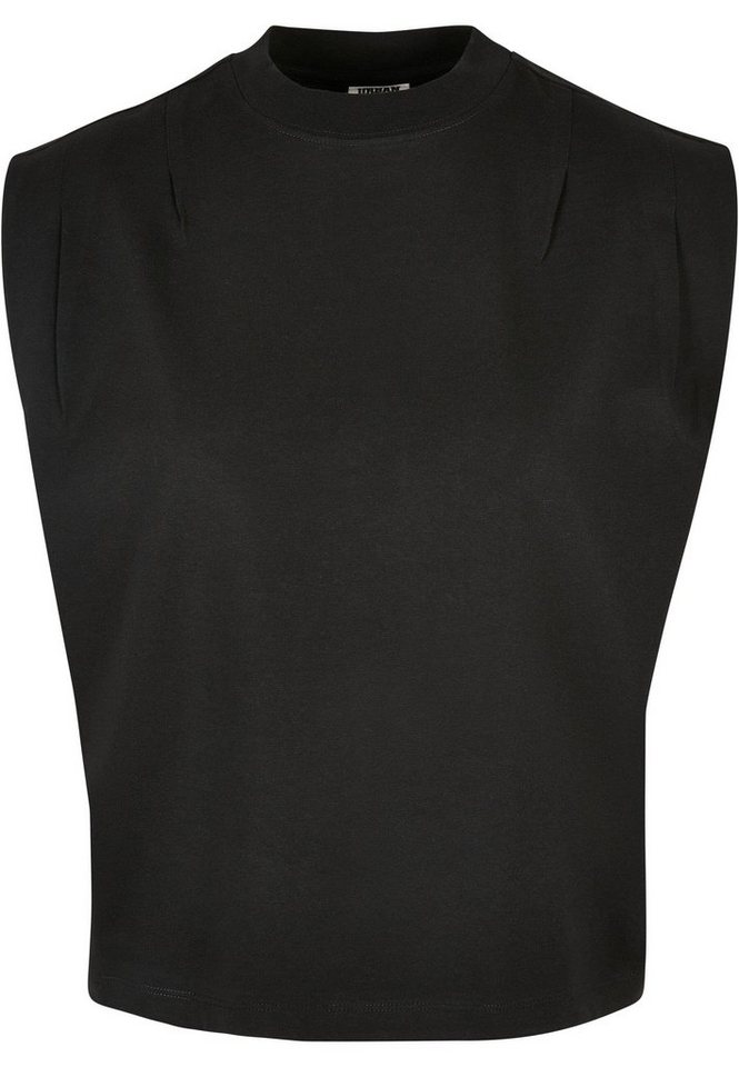 URBAN CLASSICS Muskelshirt Urban Classics Damen Ladies Organic Heavy Pleated Shoulder Top (1-tlg) von URBAN CLASSICS