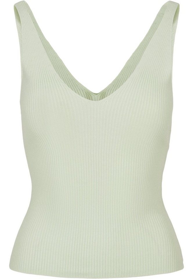 URBAN CLASSICS Muskelshirt Urban Classics Damen Ladies Rib Knit Top (1-tlg) von URBAN CLASSICS