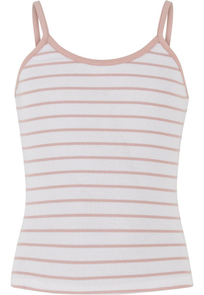 URBAN CLASSICS Muskelshirt Urban Classics Girls Striped Rib Basic Top (1-tlg) von URBAN CLASSICS