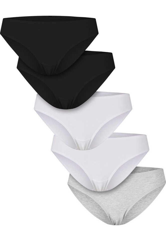 URBAN CLASSICS Muskelshirt Urban Classics Ladies Basic Cotton Slip 5-Pack (1-tlg) von URBAN CLASSICS