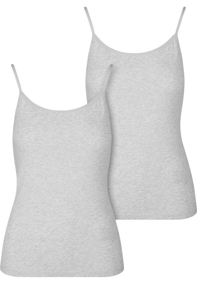 URBAN CLASSICS Muskelshirt Urban Classics Ladies Basic Tank Top Cotton 2-Pack (1-tlg) von URBAN CLASSICS