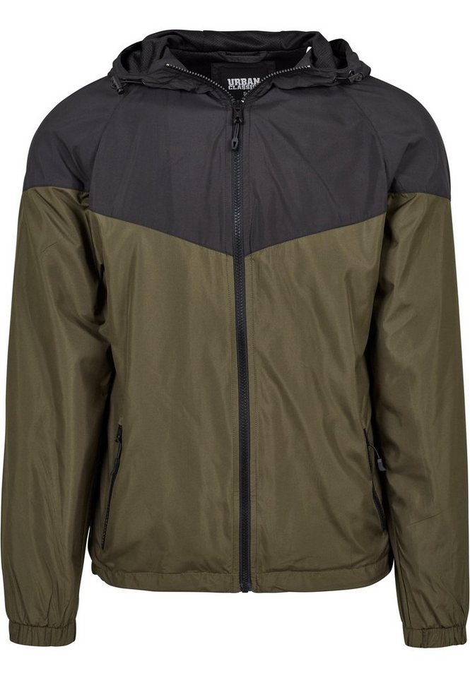 URBAN CLASSICS Allwetterjacke Urban Classics Herren 2-Tone Tech Windrunner (1-St) von URBAN CLASSICS