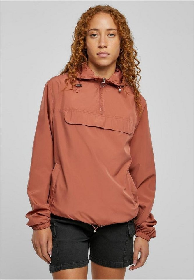 URBAN CLASSICS Outdoorjacke Ladies Basic Pull Over Jacket Überziehjacke Damen von URBAN CLASSICS