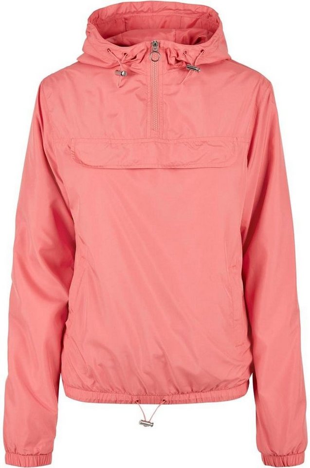 URBAN CLASSICS Outdoorjacke Ladies Basic Pull Over Jacket Überziehjacke Damen von URBAN CLASSICS