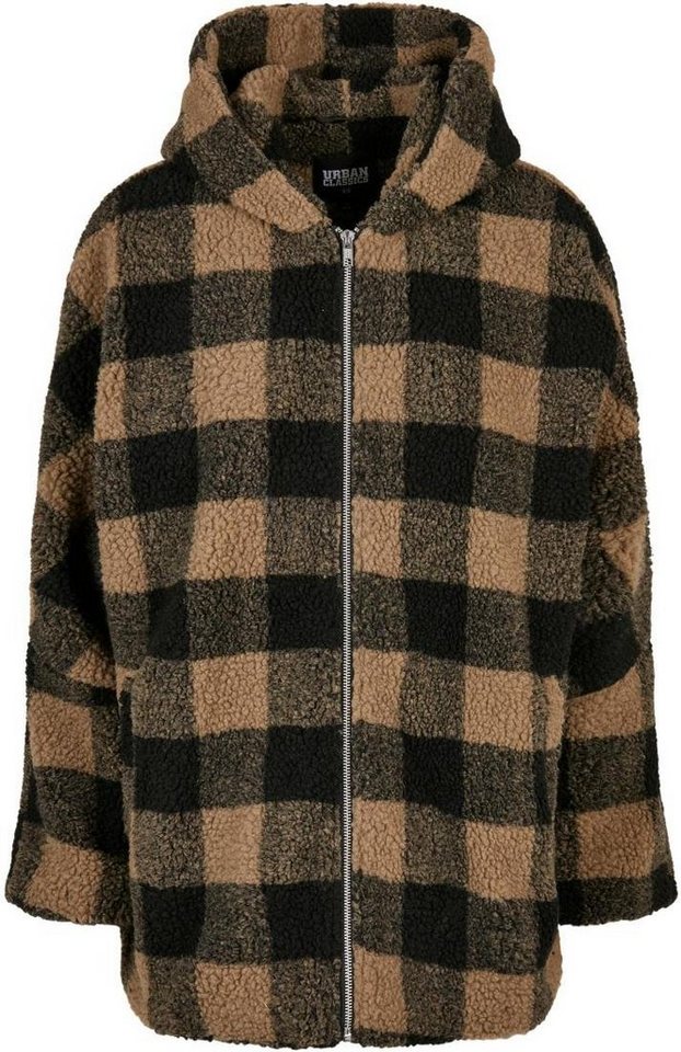 URBAN CLASSICS Outdoorjacke Ladies Hooded Oversized Check Sherpa Jacket Winterjacke URBAN CLASSICS Outdoorjacke Ladies Hooded Oversized Check Sherpa Jacket Winterjacke von URBAN CLASSICS