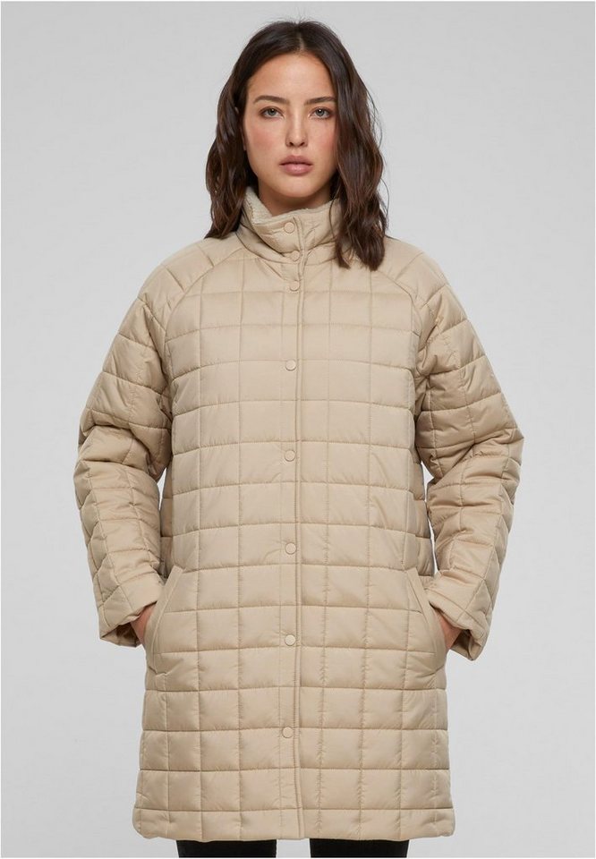 URBAN CLASSICS Outdoorjacke Ladies Quilted Coat Damen Steppmantel von URBAN CLASSICS