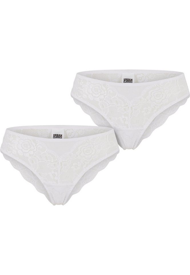 URBAN CLASSICS Panty Urban Classics Ladies Allover Lace Brazilian 2-Pack von URBAN CLASSICS