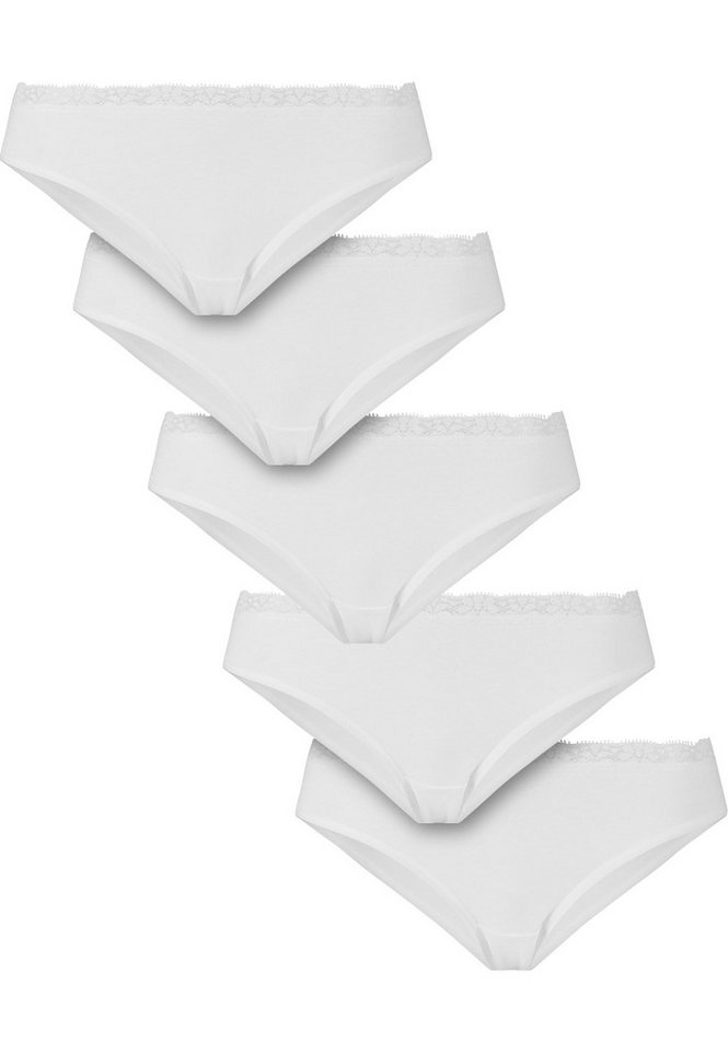 URBAN CLASSICS Panty Urban Classics Ladies Basic Cotton Brazilian Lace 5-Pack von URBAN CLASSICS
