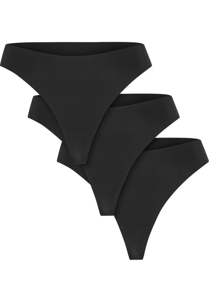 URBAN CLASSICS Panty Urban Classics Ladies Lasercut Tanga 3-Pack von URBAN CLASSICS