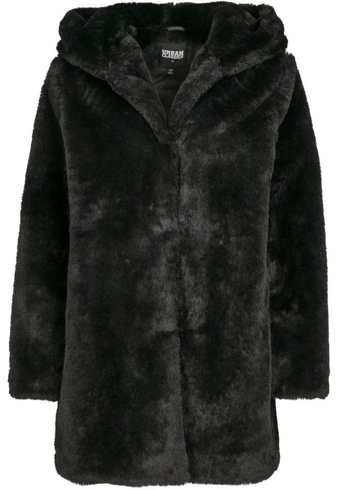 URBAN CLASSICS Parka Urban Classics Damen Ladies Hooded Teddy Coat (1-St) von URBAN CLASSICS