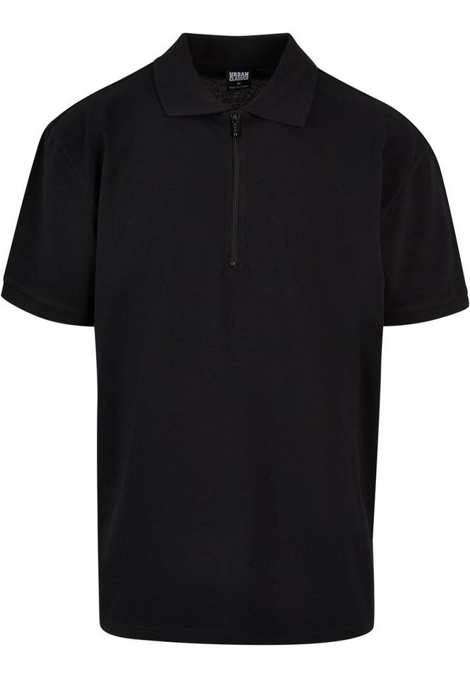 URBAN CLASSICS Poloshirt Urban Classics Herren Oversized Zip Polo (1-tlg) von URBAN CLASSICS