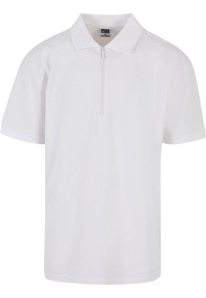 URBAN CLASSICS Poloshirt Urban Classics Herren Oversized Zip Polo (1-tlg) von URBAN CLASSICS