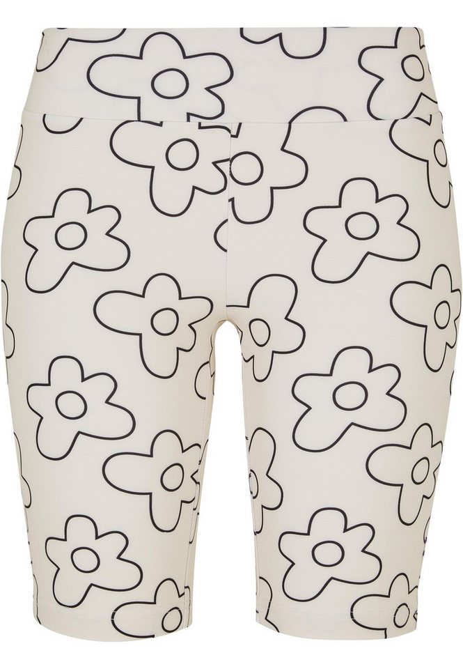 URBAN CLASSICS Radlerhose Urban Classics Damen Ladies High Waist AOP Tech Cycle Shorts (1-tlg) von URBAN CLASSICS