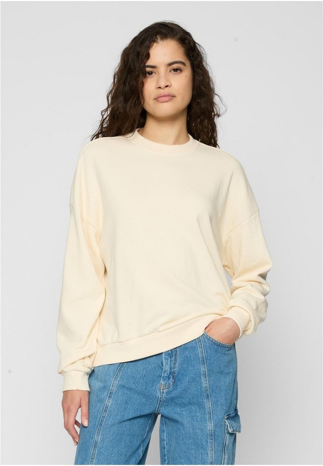 URBAN CLASSICS Rundhalspullover Ladies Oversized Light Terry Crewneck von URBAN CLASSICS