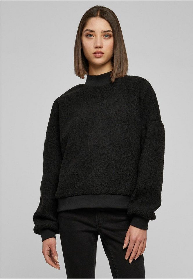 URBAN CLASSICS Rundhalspullover Ladies Sherpa Crewneck von URBAN CLASSICS
