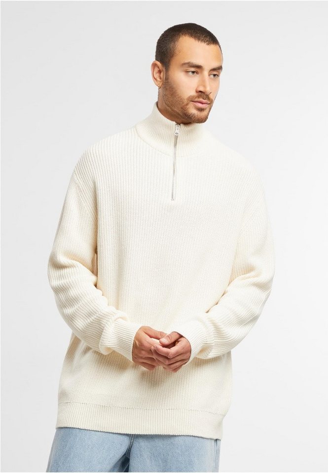 URBAN CLASSICS Rundhalspullover Rib Basic Troyer von URBAN CLASSICS