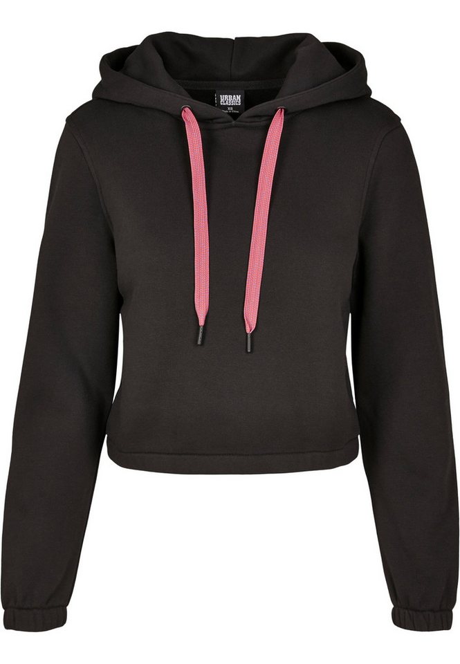 URBAN CLASSICS Rundhalspullover Urban Classics Damen Ladies Contrast Drawstring Hoody (1-tlg) von URBAN CLASSICS