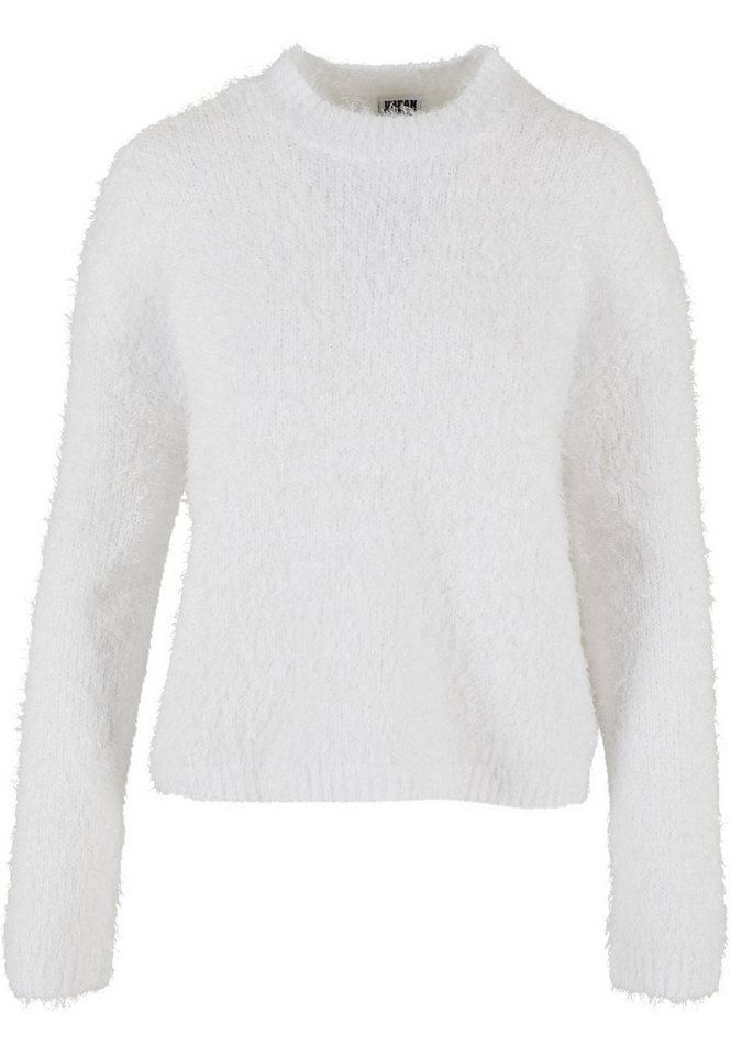 URBAN CLASSICS Rundhalspullover Urban Classics Damen Ladies Feather Mock Neck Sweater (1-tlg) von URBAN CLASSICS