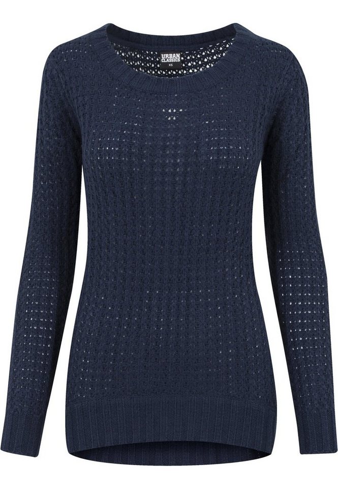 URBAN CLASSICS Rundhalspullover Urban Classics Damen Ladies Long Wideneck Sweater (1-tlg) von URBAN CLASSICS