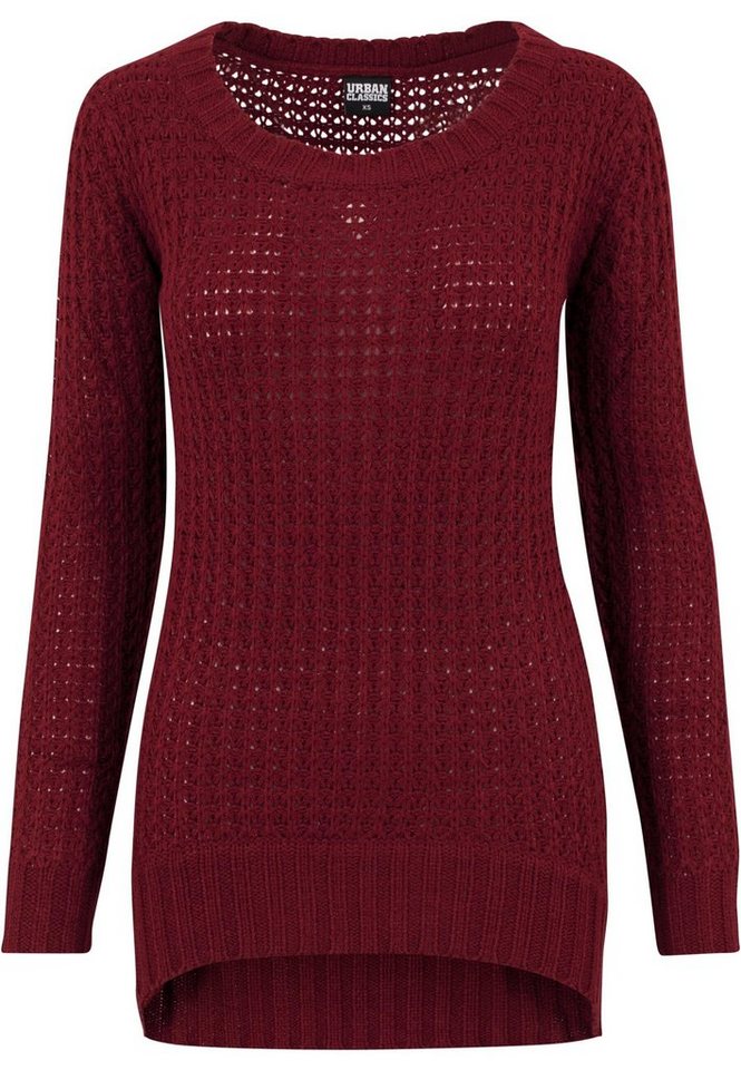 URBAN CLASSICS Rundhalspullover Urban Classics Damen Ladies Long Wideneck Sweater (1-tlg) von URBAN CLASSICS