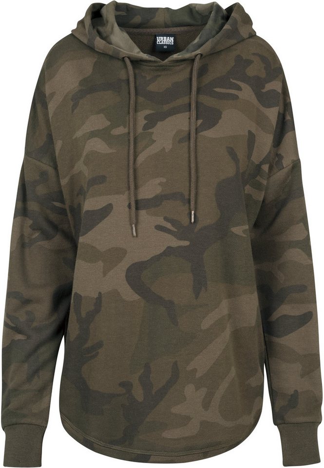 URBAN CLASSICS Rundhalspullover Urban Classics Damen Ladies Oversized Camo Hoody (1-tlg) von URBAN CLASSICS