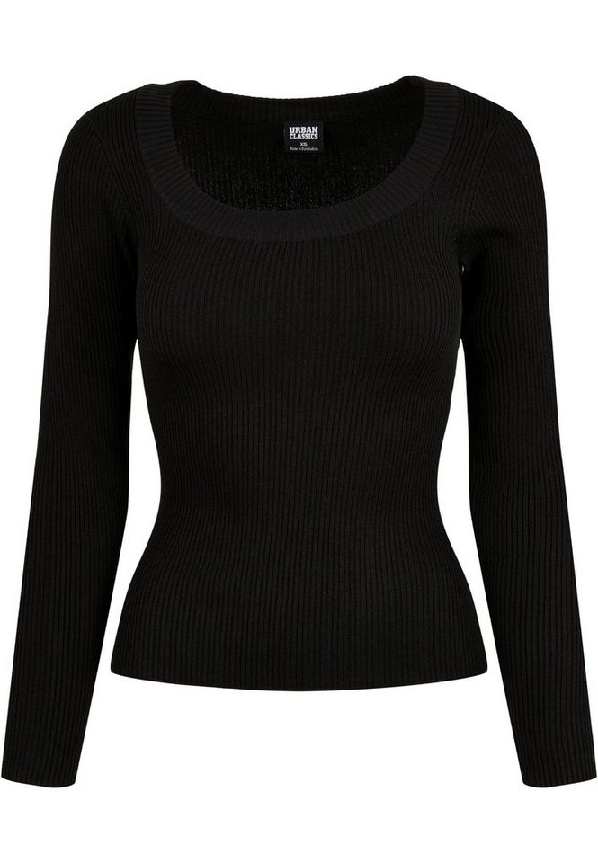 URBAN CLASSICS Rundhalspullover Urban Classics Damen Ladies Wide Neckline Sweater (1-tlg) von URBAN CLASSICS