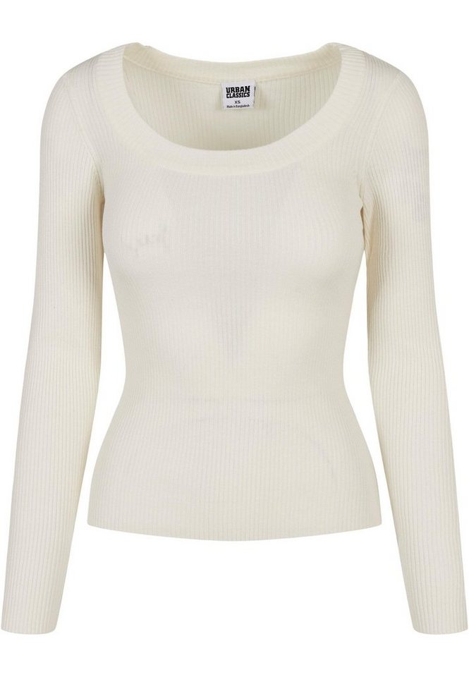 URBAN CLASSICS Rundhalspullover Urban Classics Damen Ladies Wide Neckline Sweater (1-tlg) von URBAN CLASSICS