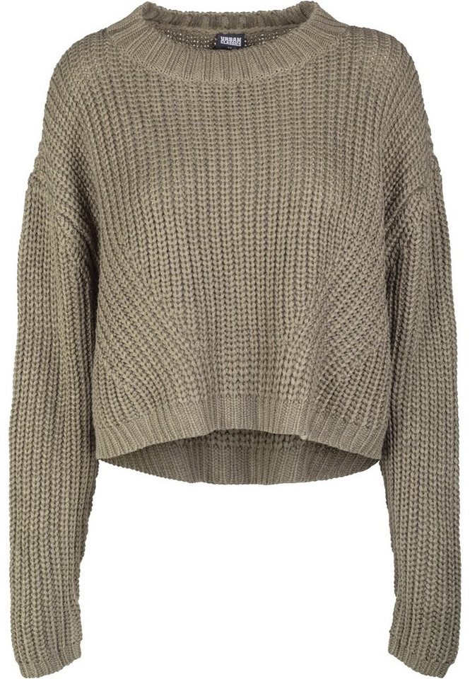 URBAN CLASSICS Rundhalspullover Urban Classics Damen Ladies Wide Oversize Sweater (1-tlg) von URBAN CLASSICS
