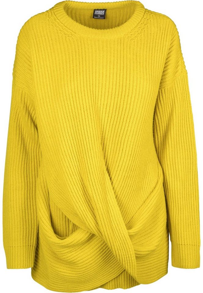 URBAN CLASSICS Rundhalspullover Urban Classics Damen Ladies Wrapped Sweater (1-tlg) von URBAN CLASSICS
