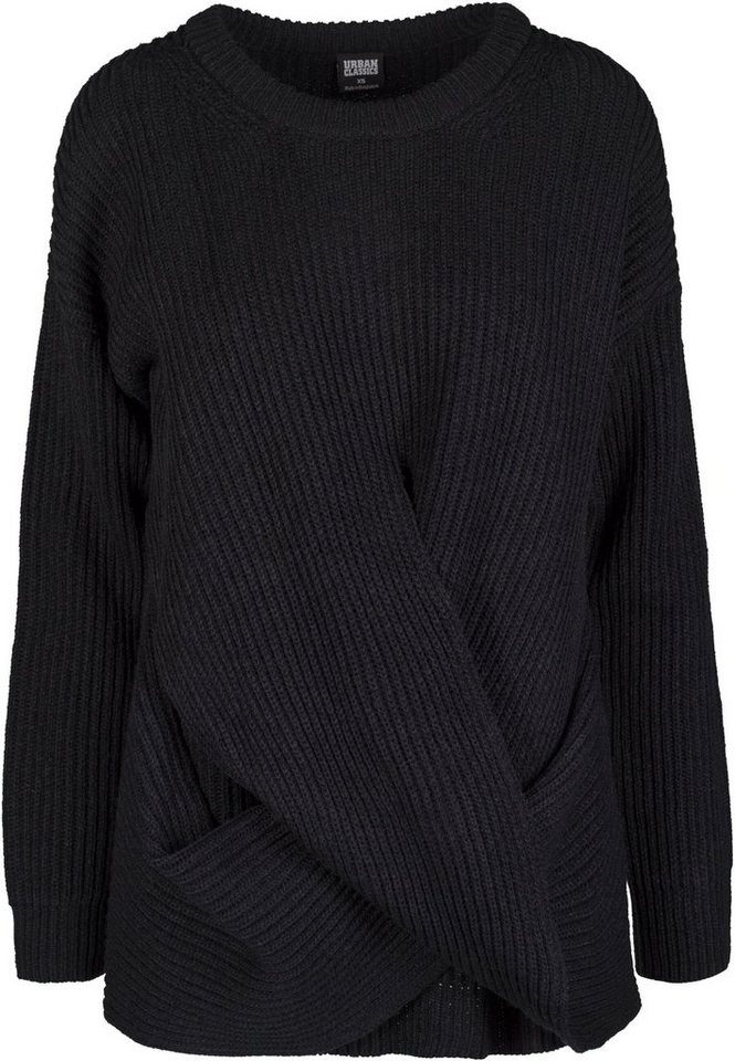 URBAN CLASSICS Rundhalspullover Urban Classics Damen Ladies Wrapped Sweater (1-tlg) von URBAN CLASSICS