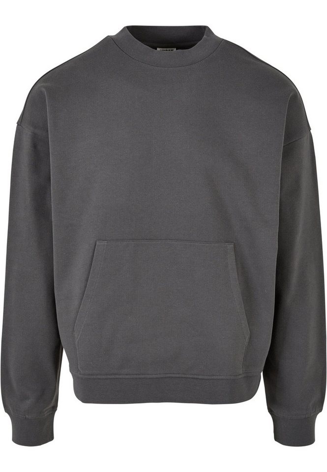URBAN CLASSICS Rundhalspullover Urban Classics Herren Boxy Pocket Crew (1-tlg) von URBAN CLASSICS