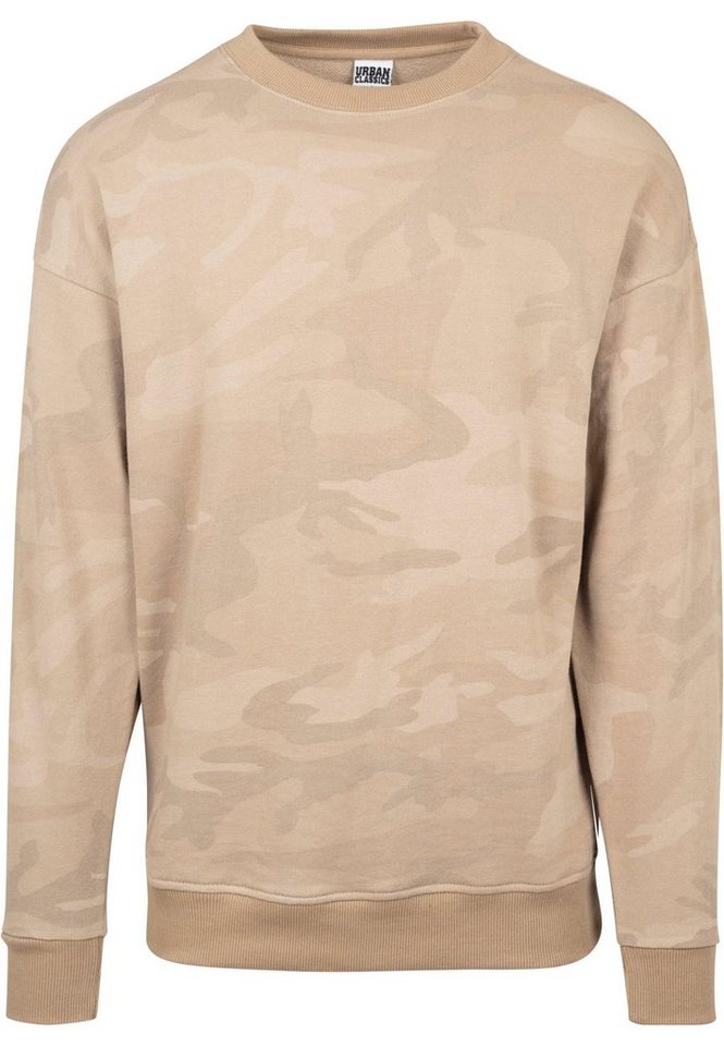 URBAN CLASSICS Rundhalspullover Urban Classics Herren Camo Crewneck (1-tlg) von URBAN CLASSICS