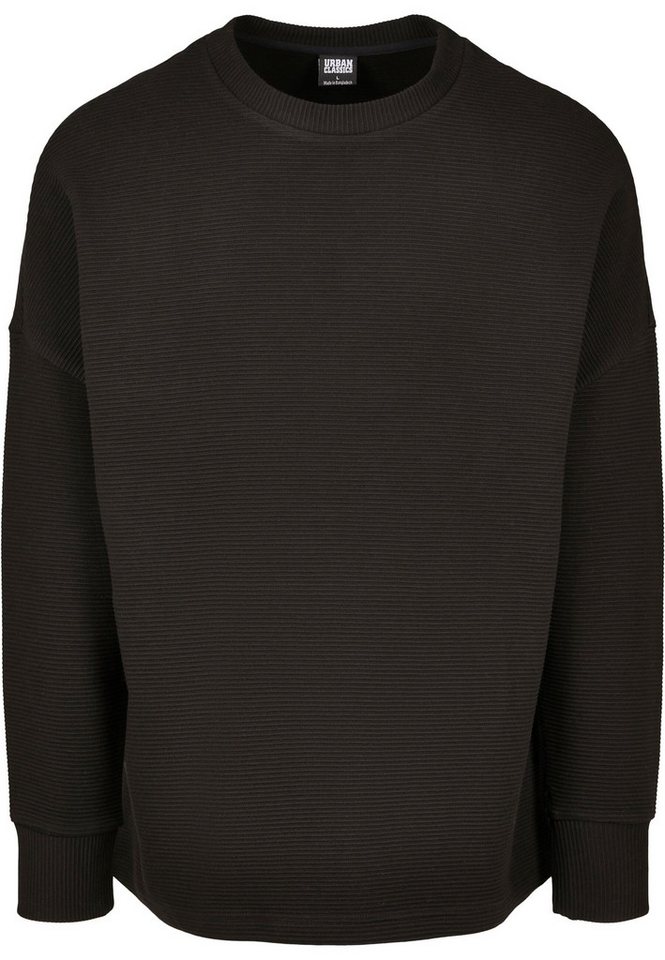 URBAN CLASSICS Rundhalspullover Urban Classics Herren Cut On Sleeve Naps Interlock Crew (1-tlg) von URBAN CLASSICS
