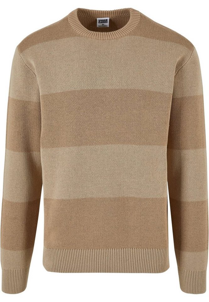 URBAN CLASSICS Rundhalspullover Urban Classics Herren Heavy Oversized Striped Sweatshirt (1-tlg) von URBAN CLASSICS