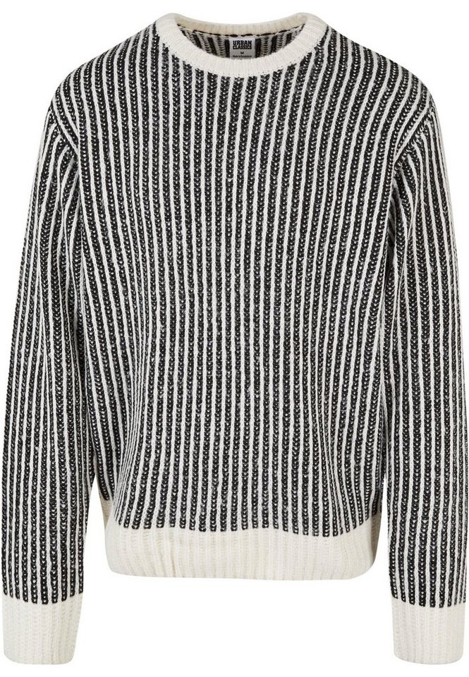 URBAN CLASSICS Rundhalspullover Urban Classics Herren Oversized Two Tone Sweater (1-tlg) von URBAN CLASSICS