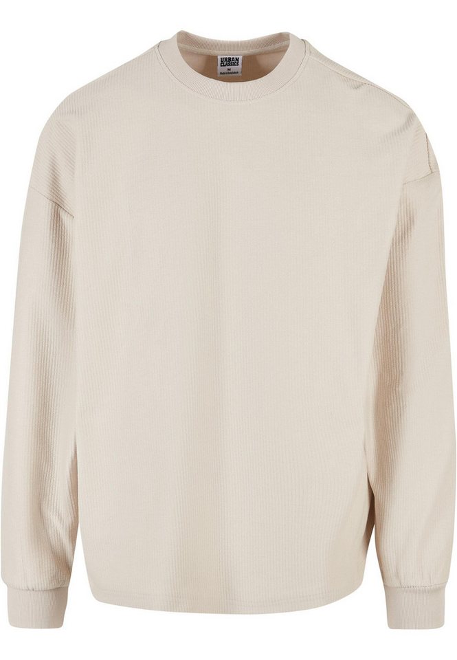 URBAN CLASSICS Rundhalspullover Urban Classics Herren Rib Terry Boxy Crew (1-tlg) von URBAN CLASSICS